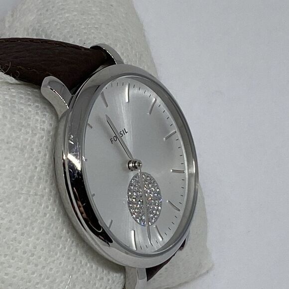 Fossil Jacqueline ES4437 Women's Brown Leather Analog Dial Quartz Watch XR483 - Picture 5 of 12